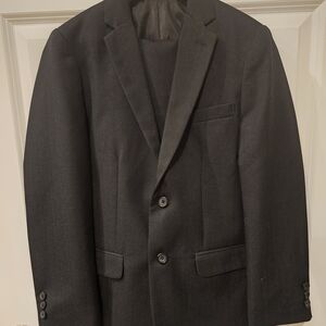 VanHeusen Boys Black Suit